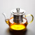 恩宝乐玻璃茶具套装2023新款家用茶杯功夫茶耐高温泡茶壶简约过滤小茶壶 金把八骏壶 0个