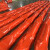 PVC围油栏固体浮子式围油栏水面围油吸油拦污带拦截围堵厂家直销 桔红色PVC450（材质加厚）