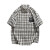海澜之家 HLA2024新款夏季短袖衬衫男士五分袖衬衣韩版潮流衬衫半袖上衣外套 灰色 M