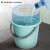 Supercloud 多功能清洁塑料桶洗澡桶拖把桶 带提手耐用加厚提水桶 24L浅蓝