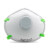 保为康 9593 KN95口罩 头戴式杯形带呼吸阀 防雾霾防尘装修打磨 20只/盒