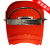 山头林村焊工防护面罩 头戴式红钢纸电焊面罩 隔热防烫防护面屏防强光