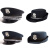 英格杰家 春秋保安帽子物业巡逻治安工装帽门卫保安工作帽 保安网款 60cm 