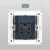 欧普面板（OPPLE）开关插座面板暗装86型电源W51 一开单+16A三孔1692A 深空灰（定制）