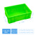 零件盒小号五金工具分格元器件周转箱收纳箱储物箱整理箱 绿色(2只装)350x240x125mm