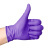 塞莫诗一次性紫色丁腈手套加厚型5克 食品级防油防水多用途耐用N910VI 整箱1000只中号M