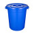 大号圆形垃圾桶户外环卫工业加厚垃圾桶商用食堂厨房垃圾桶 120升桶无盖白色