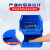 百瑞川 背挂式零件盒塑料收纳盒斜口货架分类五金物料盒周转箱（定制）备件 PK224蓝色套叠背挂（10件） 