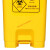适用于废弃垃圾桶 加厚黄色脚踏垃圾桶废物桶诊所医院灰色15100L1 30升 厚(黄色)/脚踏款