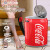 智能垃圾桶感应式卫生间创意儿童电动自动网红可口可乐罐 充电电池两用款不锈钢可乐6