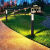 户外草坪灯圆形防水草地灯方形庭院景观柱头灯别墅花园路灯 拱门30CM高 暖白光