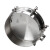 百瑞川  304不锈钢压力人孔盖圆形耐压人孔门反应釜罐用观察高压人孔 （定制）  备件 DN600材质316L 