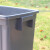 适用分类垃圾桶摇盖式大号室外咖啡色干湿垃圾桶塑料桶方形 40L上海分类带盖深灰(干垃圾)