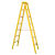 定制玻璃钢绝缘人字梯关节梯伸缩梯升降梯子电梯折叠梯凳直单梯 5.0米人字梯