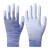 盛世静电手套防工地劳保防滑工作专用透气薄款手套绝缘 蓝色条纹涂掌(24双) M