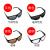 筑采（ZHUCAI）电焊眼镜209护目镜劳保眼镜焊工电气焊烧焊打磨眼镜 黑色 5副（一组） 