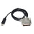 FTDI USB转DB25 公头25针 数控机床CNC FANUC RS232串口通讯线缆 DB9款(无芯片) 5m