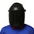 电焊面罩PC烤全脸隔热轻便头戴式防打眼氩弧焊气防护面具焊帽神器 酒红屏