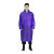 劳保佳 防水雨披雨衣 eva类旅游雨衣 成人非一次性连体环保透明户外雨衣 紫色宽口 均码