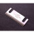 欧杜 封箱机齿刀片75 半自动包装机锯齿形刀 切胶带封口机齿切刀具 透明 65x35x1.5