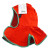 威特仕（WELDAS） 23-6690 火狐狸隔热防烫防火阻燃烧电焊耐高温焊接帽朱红色 1个