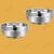 壹栈式搭档 不锈钢碗双层汤碗饭碗粉碗面碗铂金碗 10个起可定制logo 20cm BJW20 （单位：个）