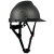 达林韦尔 碳纤维纹路 工地盔 安全帽 ABS工业防砸防撞工程建筑 国标 印字 碳纤维色亚黑 