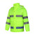反光雨衣雨裤套装 交通安全 环卫救援保安值勤荧光雨衣套装 荧光绿单上衣 L