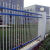 院子围栏锌钢护栏墙上护栏小区庭院围栏户外围栏学校防护栏阳台护 1米高3横梁一套3米长 蓝白色预埋