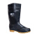 朗莱斯特耐酸碱防化水鞋 劳保胶鞋高筒雨靴LL-1-05 42码 黑色 1双