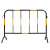 镀锌铁马1.5米黄黑护栏公路交通护栏市政施工隔离围栏 15米黄黑烤漆铁马（镀锌管）