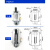 XMSJY-8油泵Y-6手动手摇式润滑泵手压机床油泵手动注油泵冲床数控油泵定制 Y-8单出口6mm管铝合金底座