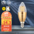 雷士照明（NVC）LED灯泡尖泡E14小螺口蜡烛灯泡照明高亮节能灯 9瓦白光6500K