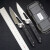 NOC折叠刀G10碳纤维折刀440C钢材户外刀具便携随身刀DG04锋利刀 黑色