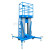 小型电动升降平台铝合金升降机双柱高空作业平台 物业 体育馆商场 GTWY6200双柱6米200KG 200kg