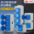 适用于多功能防水防爆插座盒工业塑料插座箱5孔10A 家用防水插座 AG塑料防水盒四位(五孔 10A)