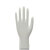 易美丽诺 LCF0652 一次性橡胶手套100只装多色耐油防滑劳保丁晴手套 白色 M