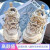 HXVJ361官方aj春季新款女童软底防滑运动鞋中大童潮流时NＩKＥ 紫色 26码