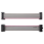 丢石头 FC灰排线 IDC 2.54mm间距 灰色扁平排线 每件两条装 10P 1M