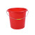 普利塞拉 红色塑料水桶 手提塑料桶储水桶洗衣桶学生提桶储水清洁洗车桶 25L【口径37.5*高度34cm】