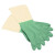 宁斯福WJ-66乳胶橡胶防水清洁手套洗碗洗衣保洁劳保手套31cm深绿M码