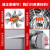 工业排气扇厨房强力换气扇家用静音抽油烟抽风机卫生间排风扇6-12 6寸150mm+1米管子+卡扣一个