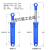 适用于定制沭露适用于定制5吨液压油缸90度侧油口小型双向升降三孔一线江苏发货配件大全 内径63 杆径35 行程250  侧油口