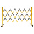 安旭伸缩护栏/伸缩杆/电力/施工/围栏/玻璃钢/可移动/隔离带/围戒带/防护栏安 1.2*2.5米片式红白