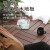 柚之艺户外院子塑木地板室外阳台地面拼接自铺花园露台庭院防腐木塑铺设 拼接地板直纹30x60咖啡色1片