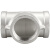 海斯迪克 HKZ-31 304不锈钢内丝三通 水管配件内螺纹水暖接头分水器配件 DN65-2 1/2