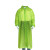 劳保佳 防水雨披雨衣 eva类旅游雨衣 成人非一次性连体环保透明户外雨衣 果绿色束口 均码