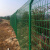 高速公路双边丝护栏铁丝网绿色鱼塘光伏围栏隔离果园圈山养殖栅栏 1.8高长3米丝径6毫米+底盘柱