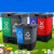 定制双色分类垃圾桶饭店办公可回收带盖脚踏带内桶新国标大号 20L双绿厨余+红有害国标