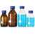 科睿才蓝盖试剂瓶透明丝口玻璃瓶螺纹口带刻度螺口试剂瓶 透明1000ml（1个） 试剂瓶